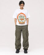 Mockup Boxy Heavyweight Tee White female full-body 17