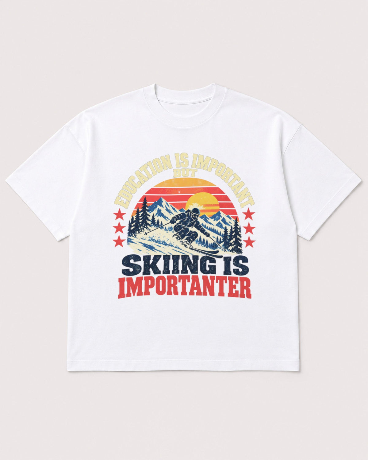 Mockup Boxy Heavyweight Tee White product