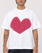 Mockup Boxy Heavyweight Tee White male close-up 06