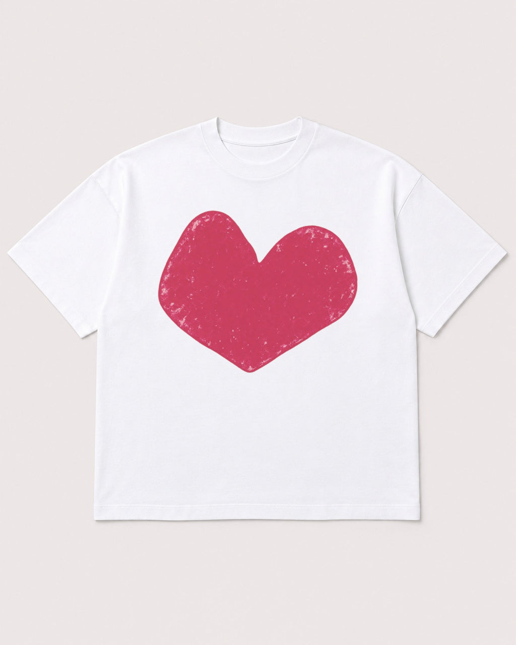 Mockup Boxy Heavyweight Tee White product