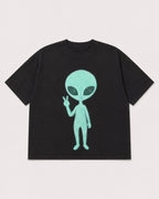 Mockup Boxy Heavyweight Tee Black product