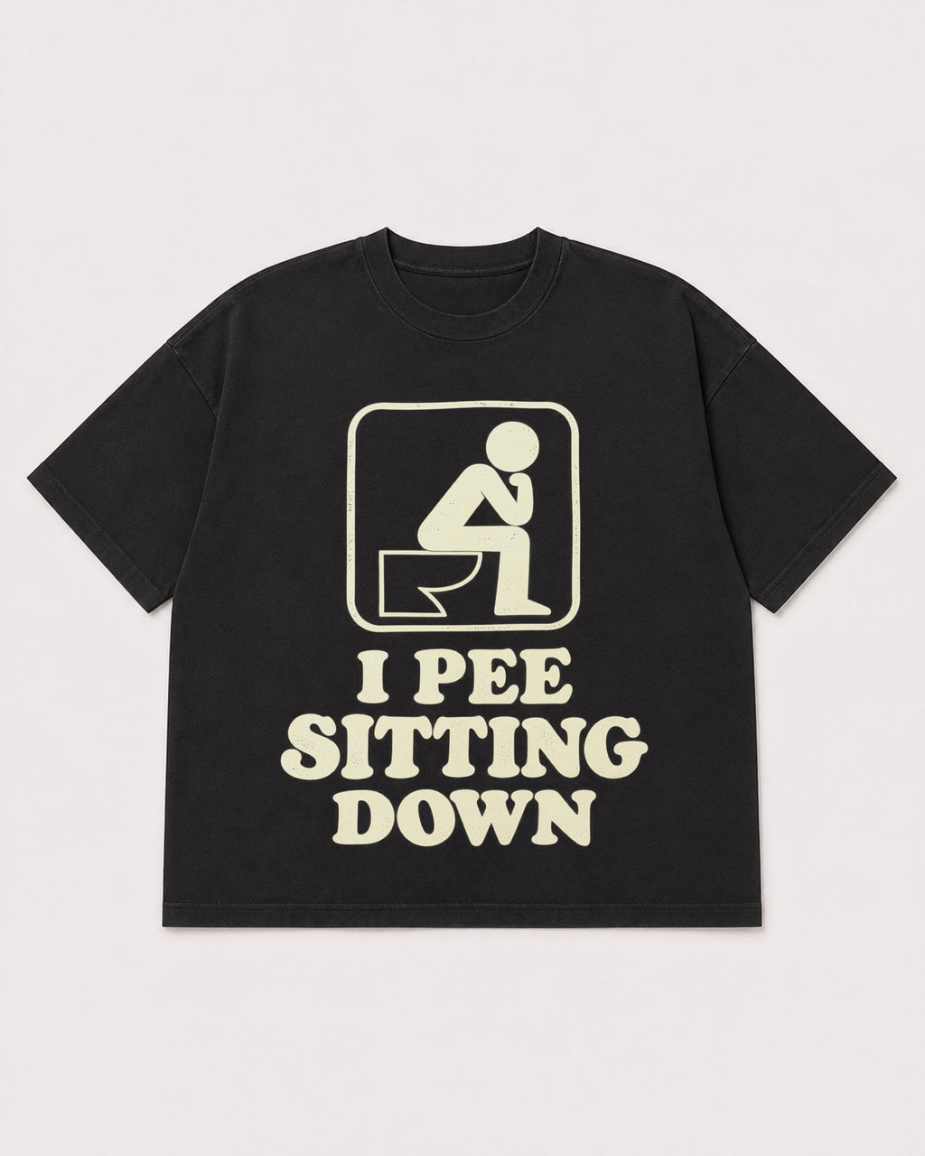 Mockup Boxy Heavyweight Tee Black product