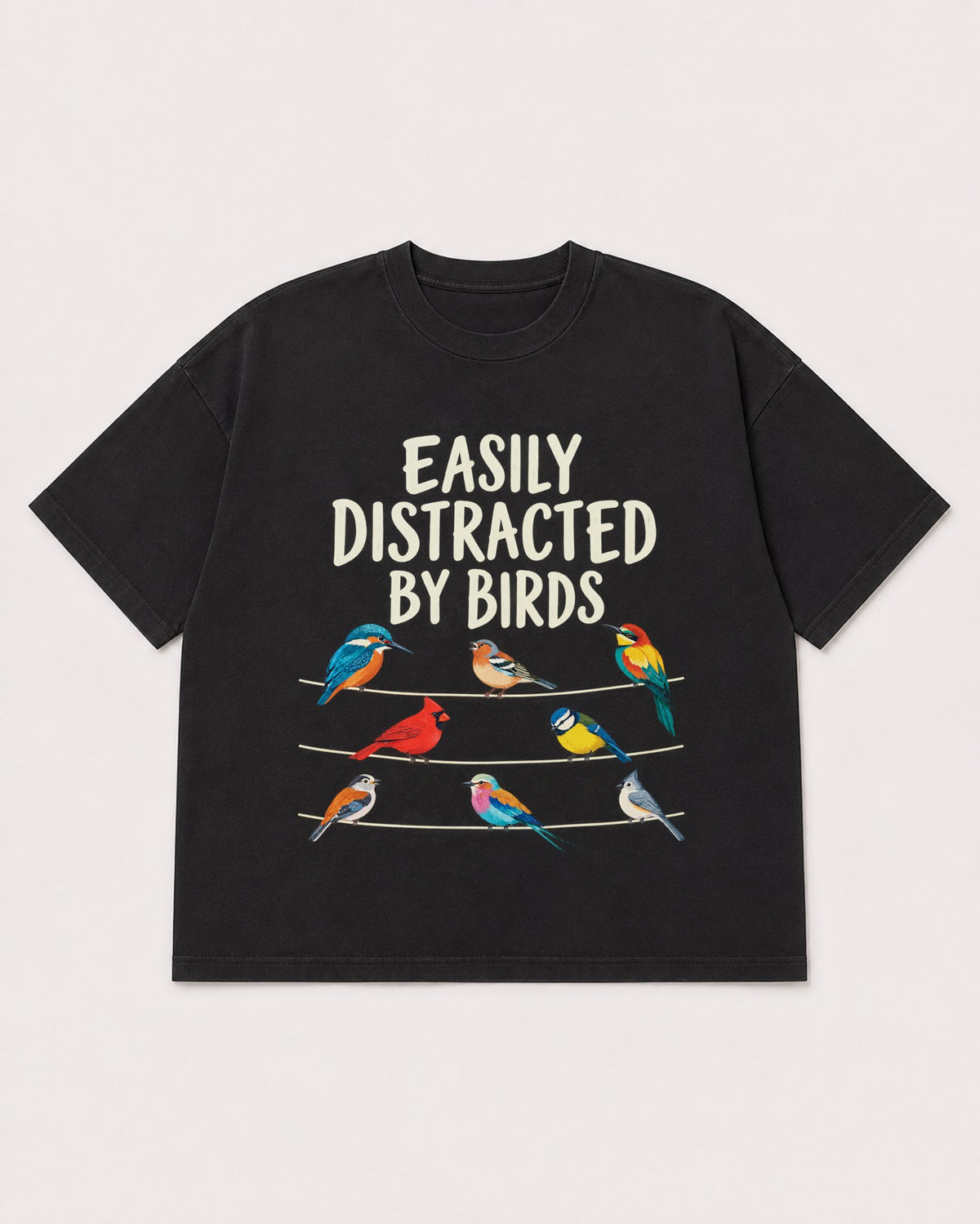 Mockup Boxy Heavyweight Tee Black product