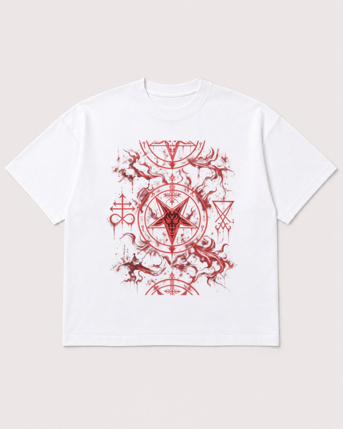 Mockup Boxy Heavyweight Tee White product