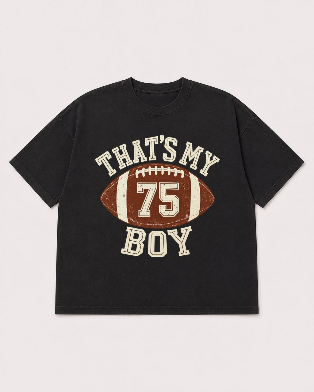 Mockup Boxy Heavyweight Tee Black product