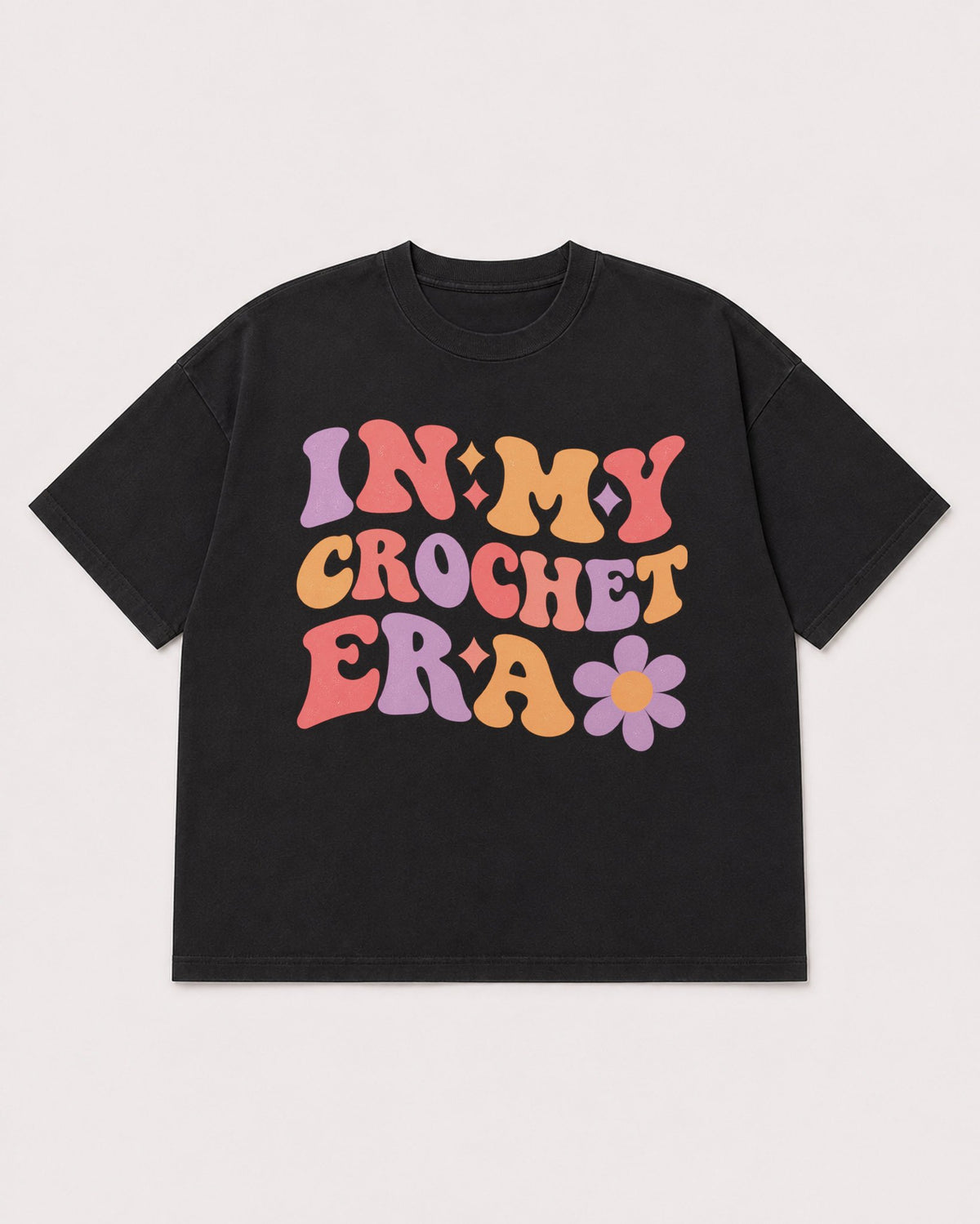 Mockup Boxy Heavyweight Tee Black product