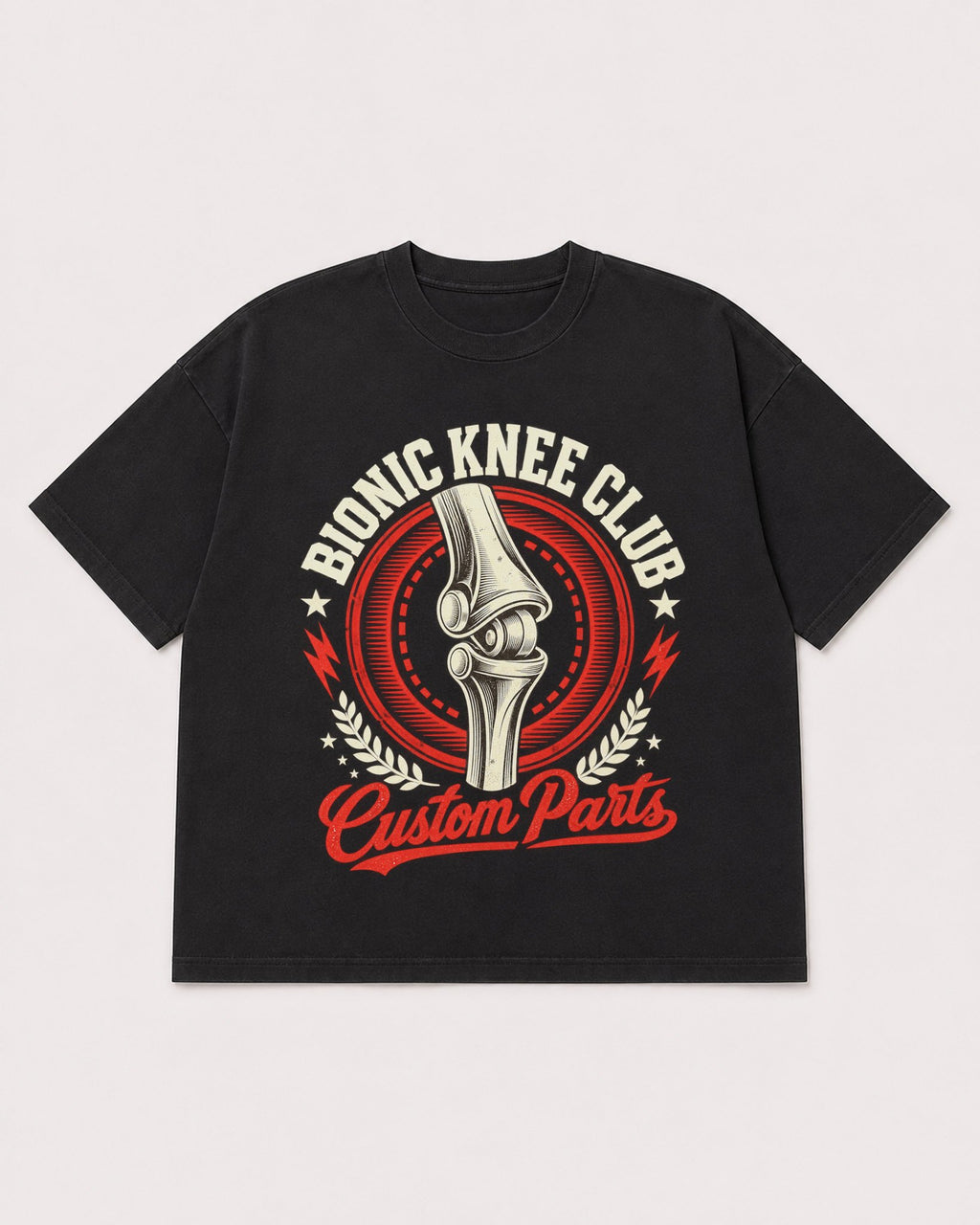 Mockup Boxy Heavyweight Tee Black product