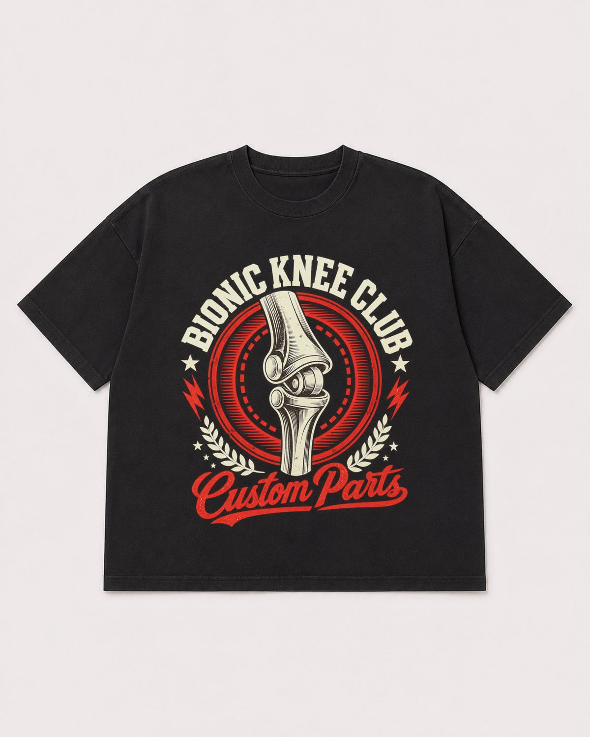 Mockup Boxy Heavyweight Tee Black product