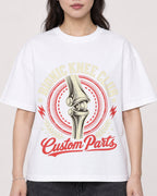 Mockup Boxy Heavyweight Tee White female close-up 03