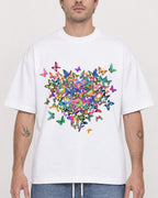 Mockup Boxy Heavyweight Tee White male close-up 48