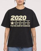 Mockup Boxy Heavyweight Tee Black female close-up 12