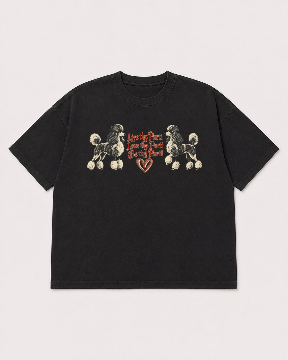 Mockup Boxy Heavyweight Tee Black product