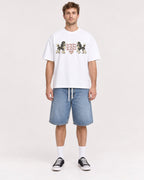 Mockup Boxy Heavyweight Tee White male full-body 08