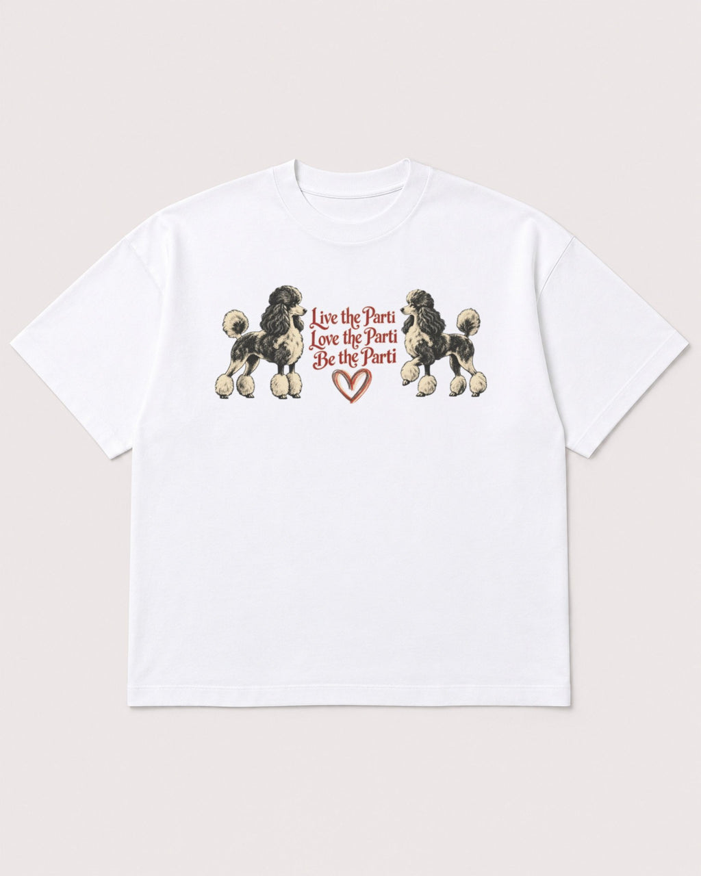 Mockup Boxy Heavyweight Tee White product