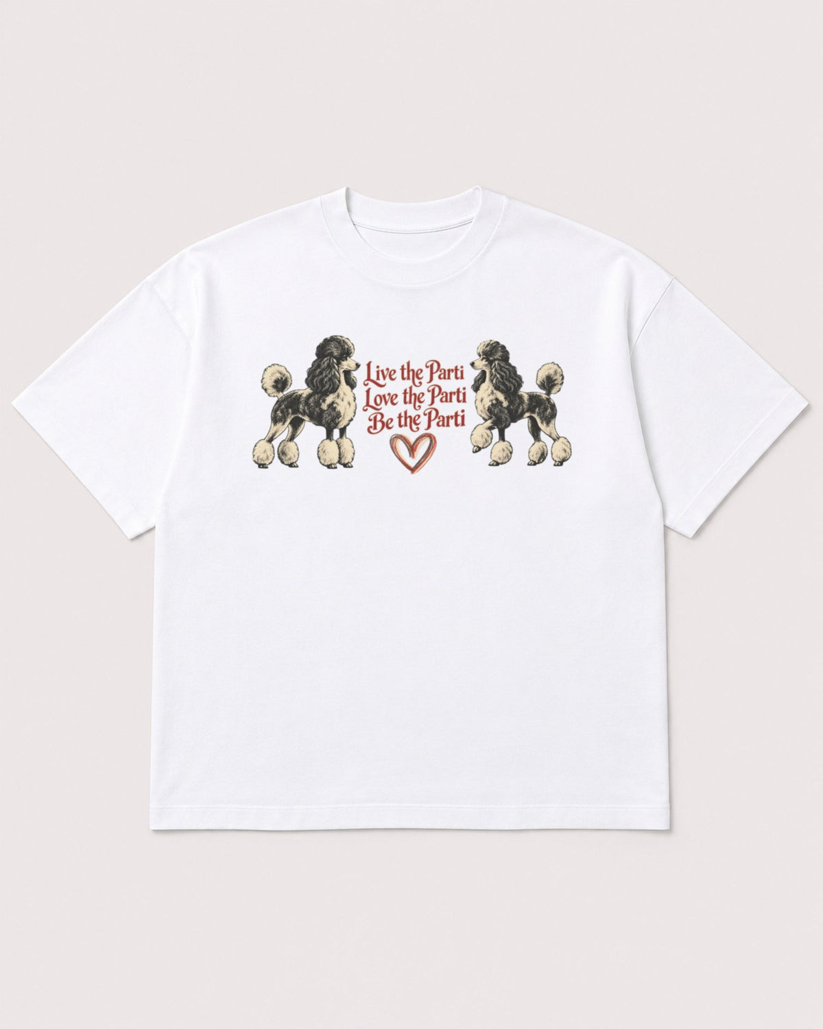 Mockup Boxy Heavyweight Tee White product
