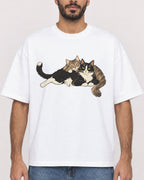 Mockup Boxy Heavyweight Tee White male close-up 07
