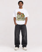 Mockup Boxy Heavyweight Tee White male full-body 05