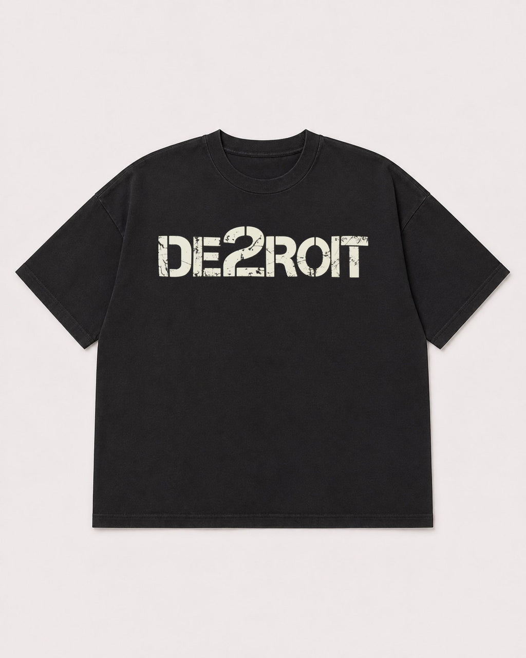 Mockup Boxy Heavyweight Tee Black product