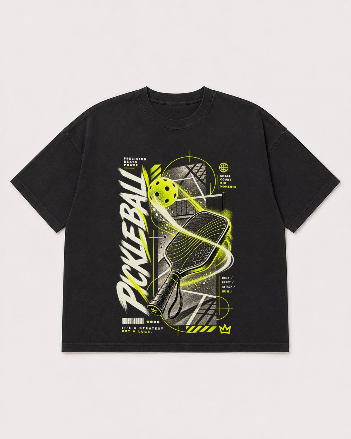 Mockup Boxy Heavyweight Tee Black product
