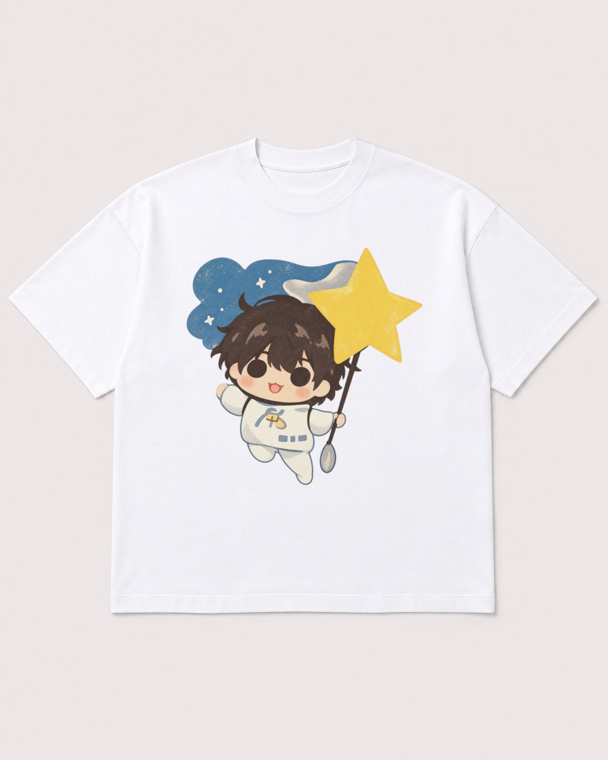 Mockup Boxy Heavyweight Tee White product