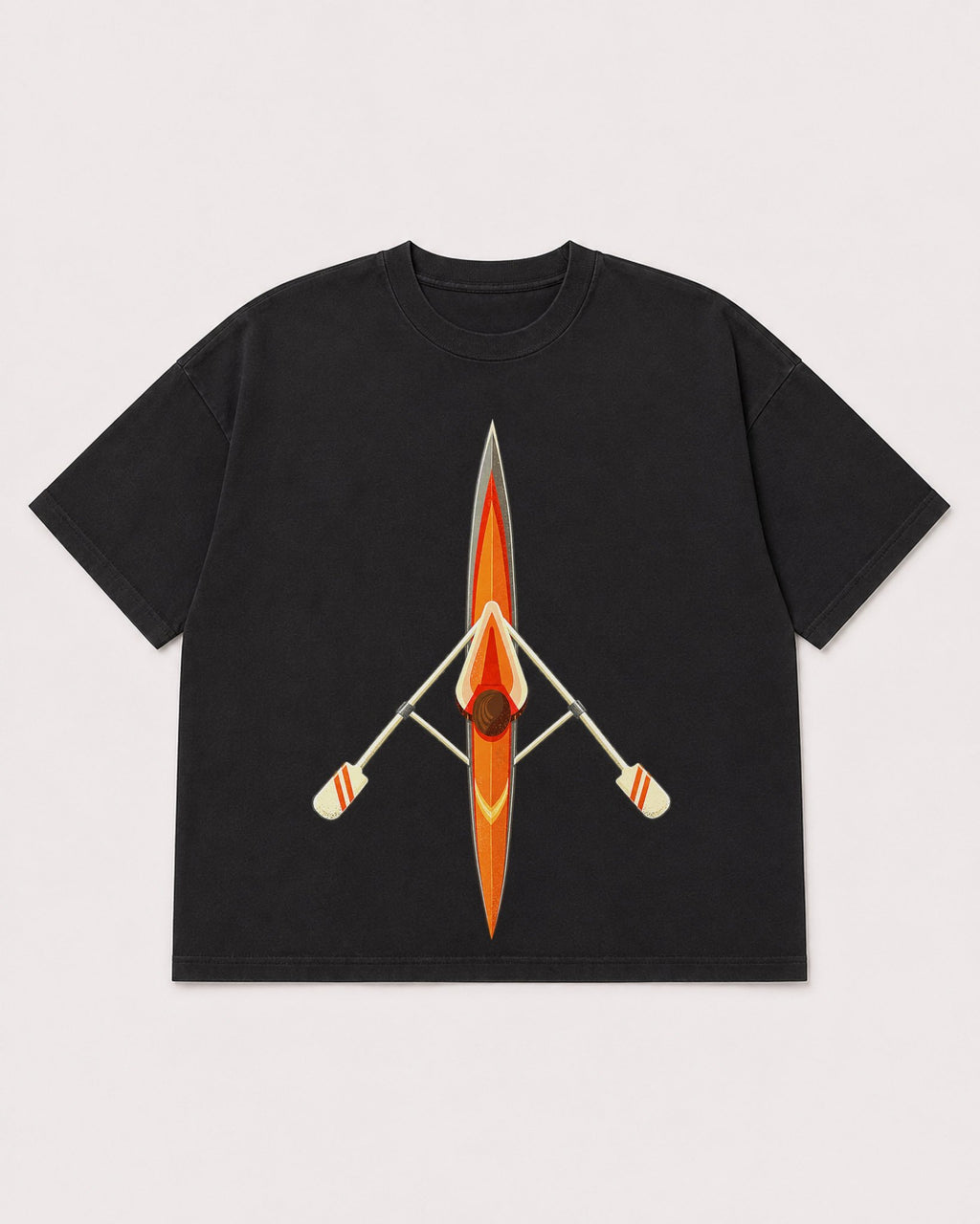 Mockup Boxy Heavyweight Tee Black product