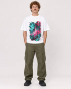 Mockup Boxy Heavyweight Tee White male full-body 09