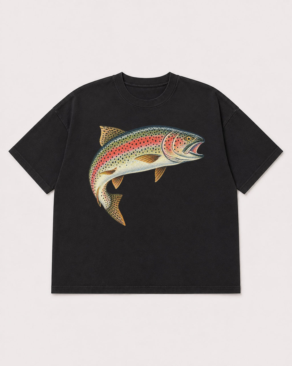 Mockup Boxy Heavyweight Tee Black product