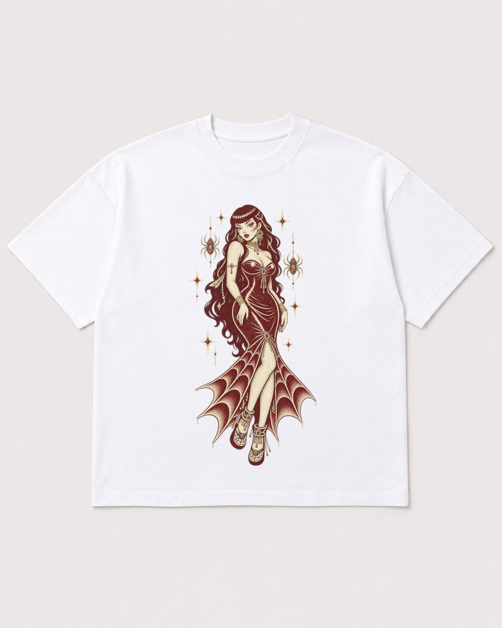 Mockup Boxy Heavyweight Tee White product