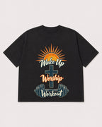Mockup Boxy Heavyweight Tee Black product