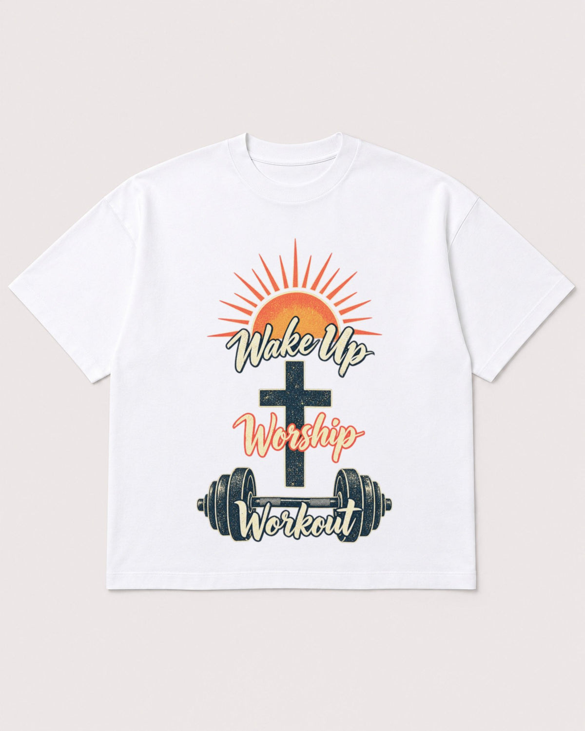 Mockup Boxy Heavyweight Tee White product