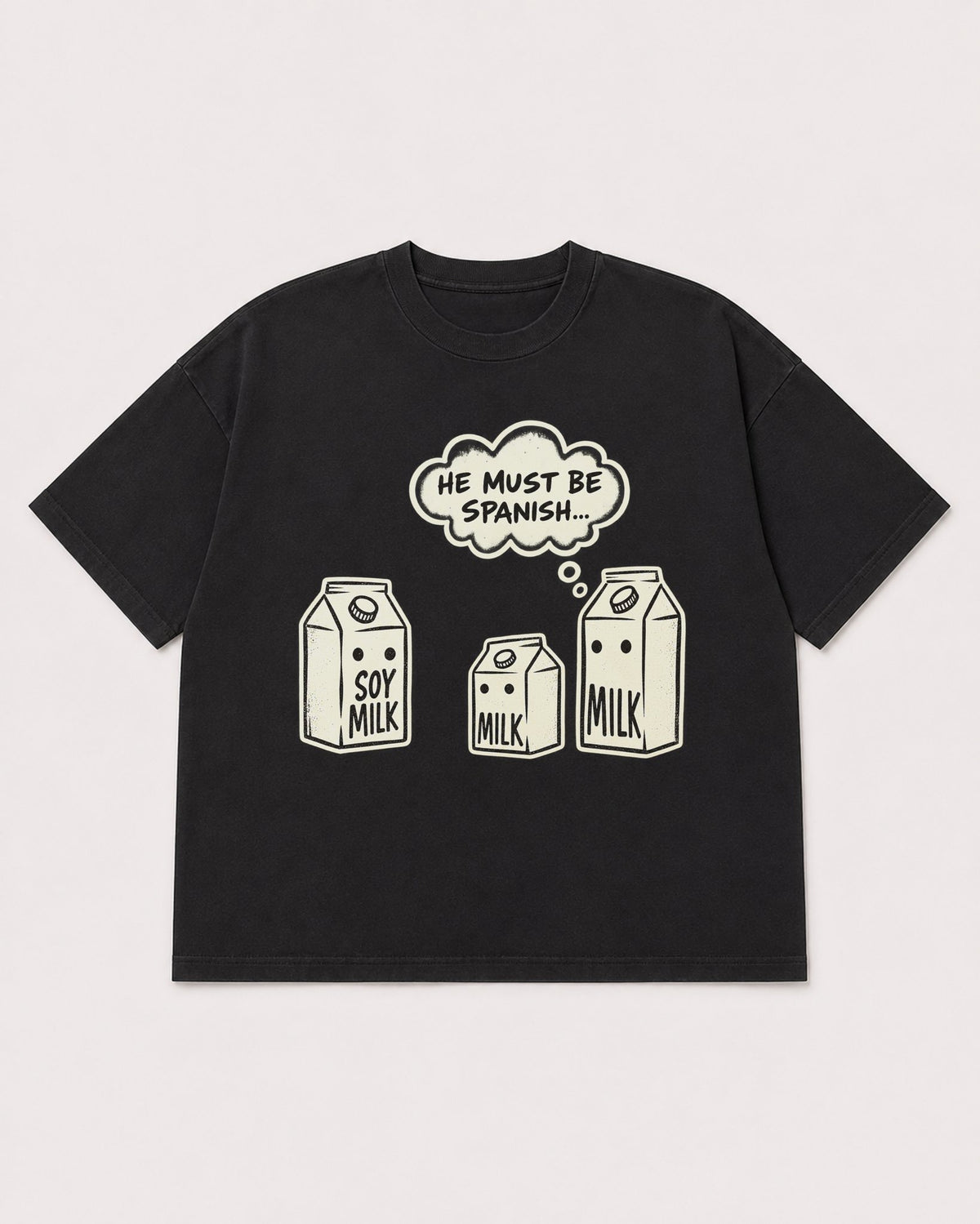 Mockup Boxy Heavyweight Tee Black product