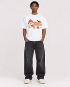 Mockup Boxy Heavyweight Tee White male full-body 05