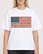 Mockup Boxy Heavyweight Tee White female close-up 08