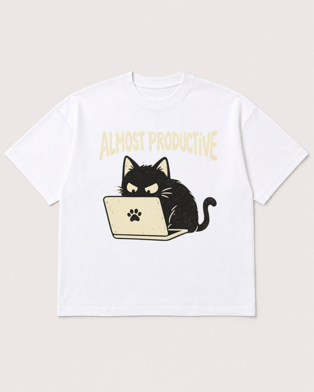 Mockup Boxy Heavyweight Tee White product