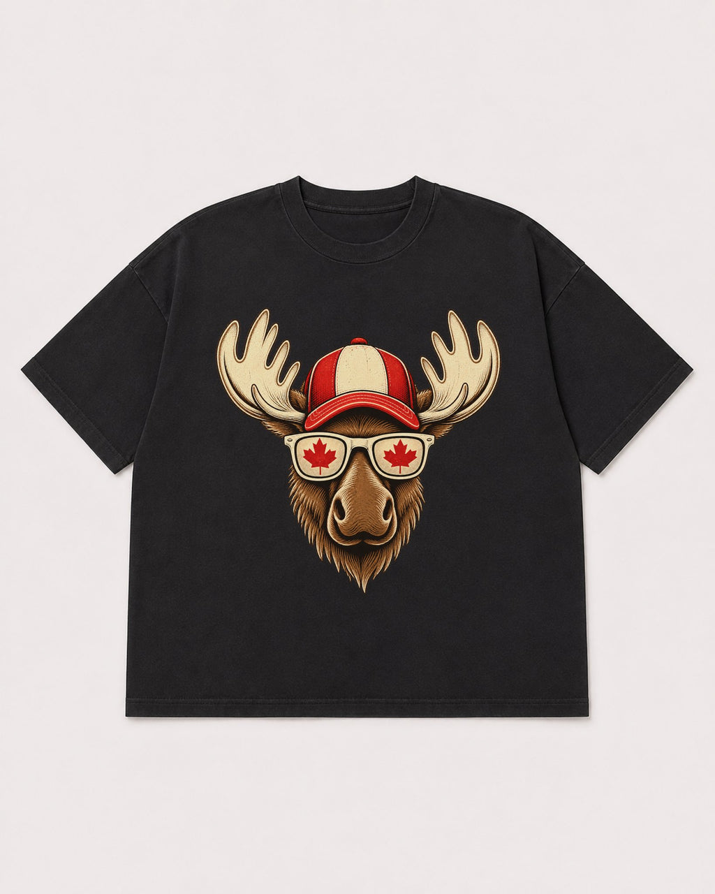 Mockup Boxy Heavyweight Tee Black product