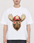 Mockup Boxy Heavyweight Tee White male close-up 31