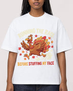 Mockup Boxy Heavyweight Tee White female close-up 04