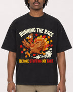 Mockup Boxy Heavyweight Tee Black male close-up 04
