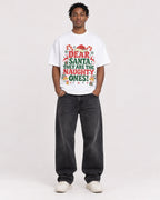 Mockup Boxy Heavyweight Tee White male full-body 05