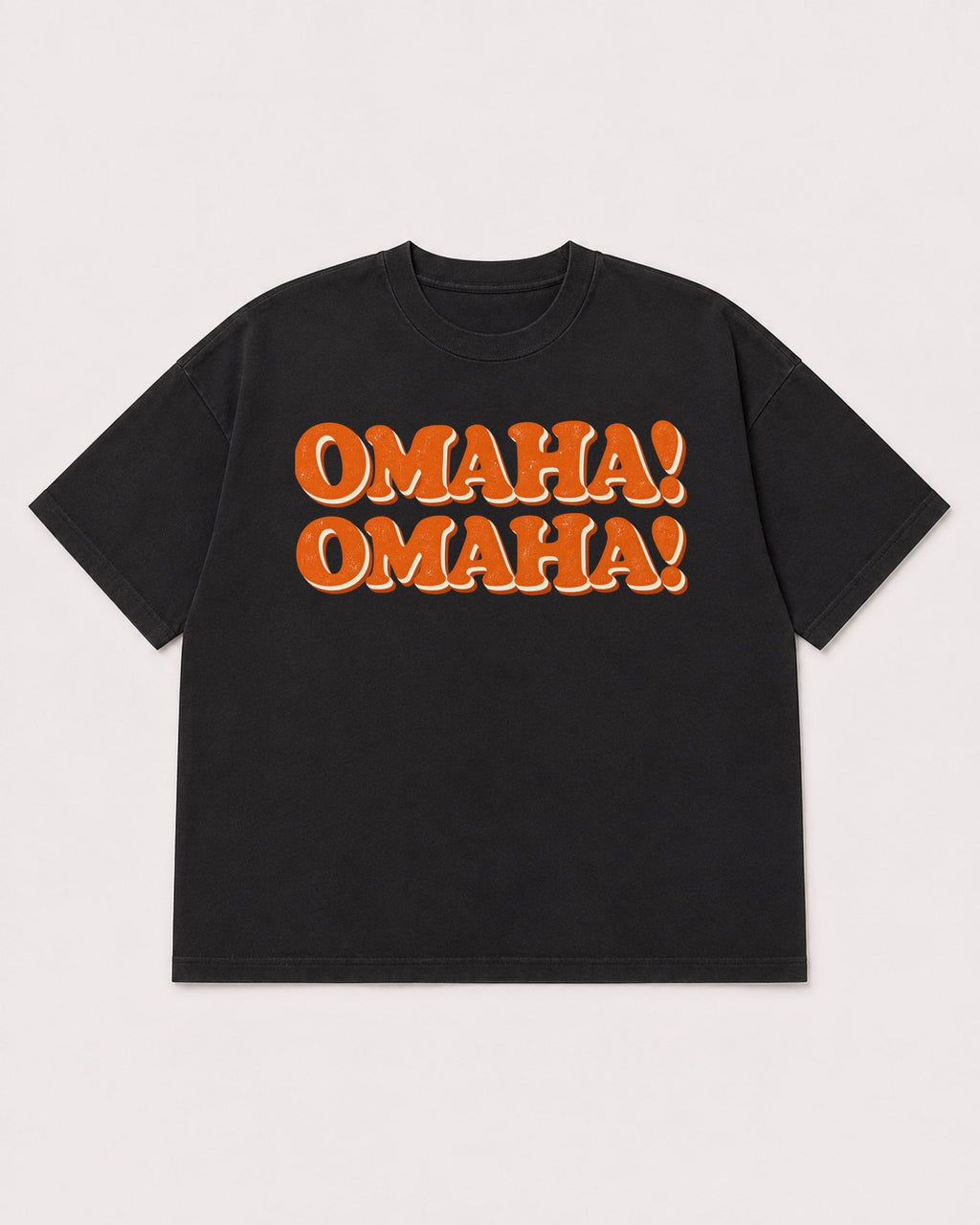 Mockup Boxy Heavyweight Tee Black product
