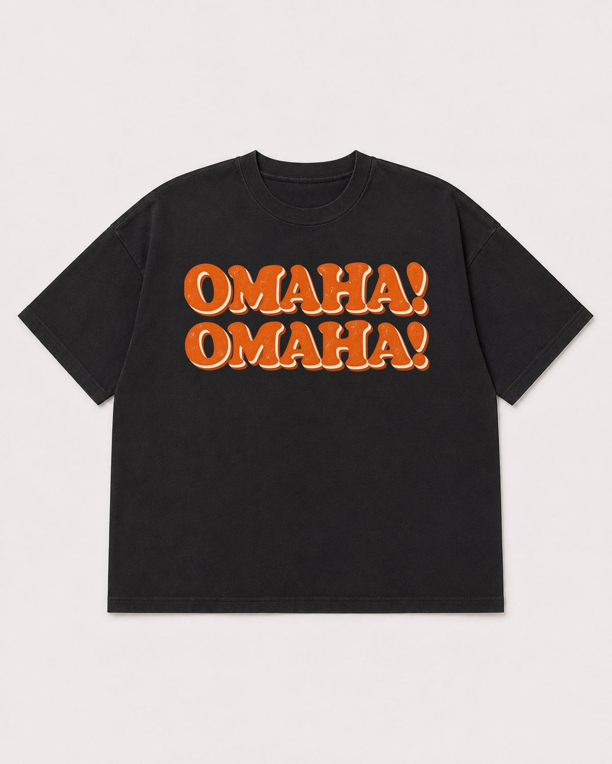 Mockup Boxy Heavyweight Tee Black product