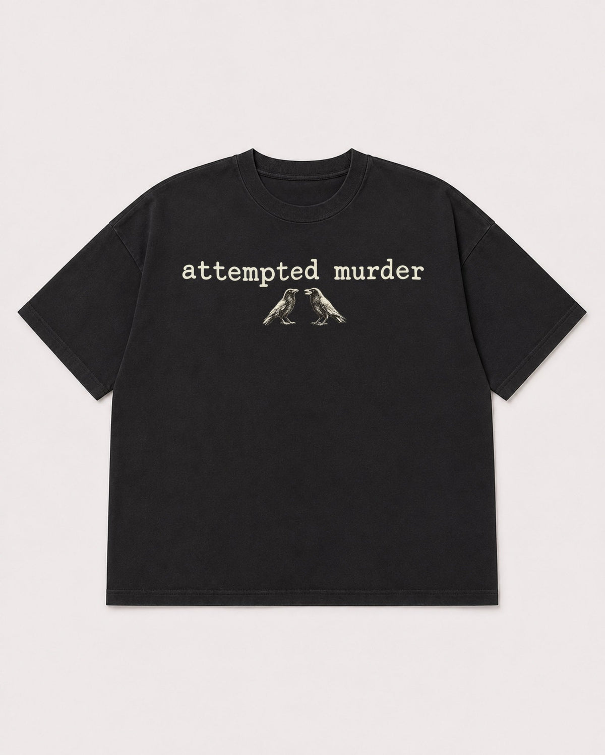 Mockup Boxy Heavyweight Tee Black product