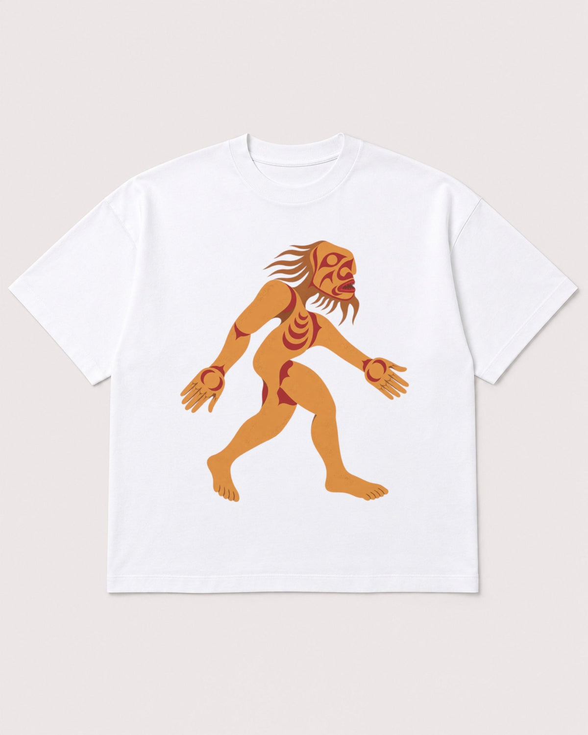 Mockup Boxy Heavyweight Tee White product