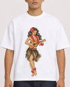 Mockup Boxy Heavyweight Tee White male close-up 16