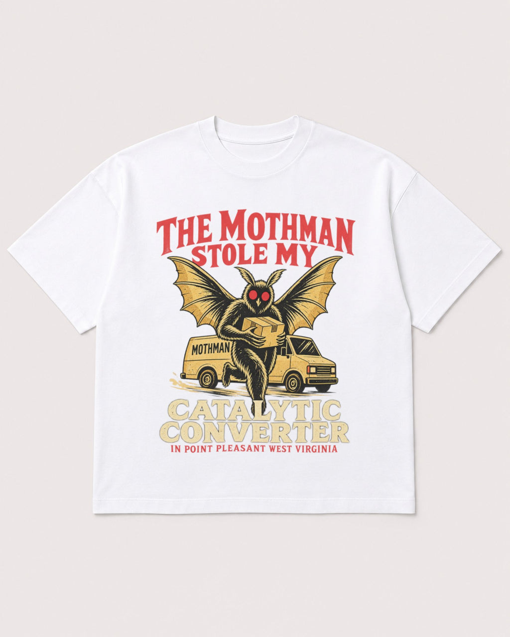 Mockup Boxy Heavyweight Tee White product