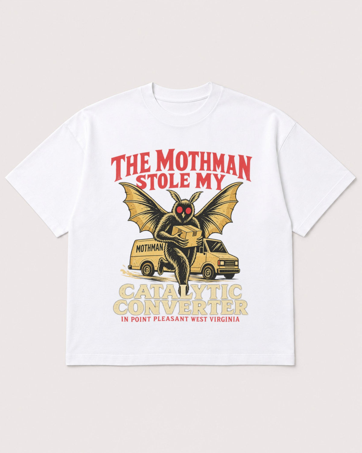Mockup Boxy Heavyweight Tee White product
