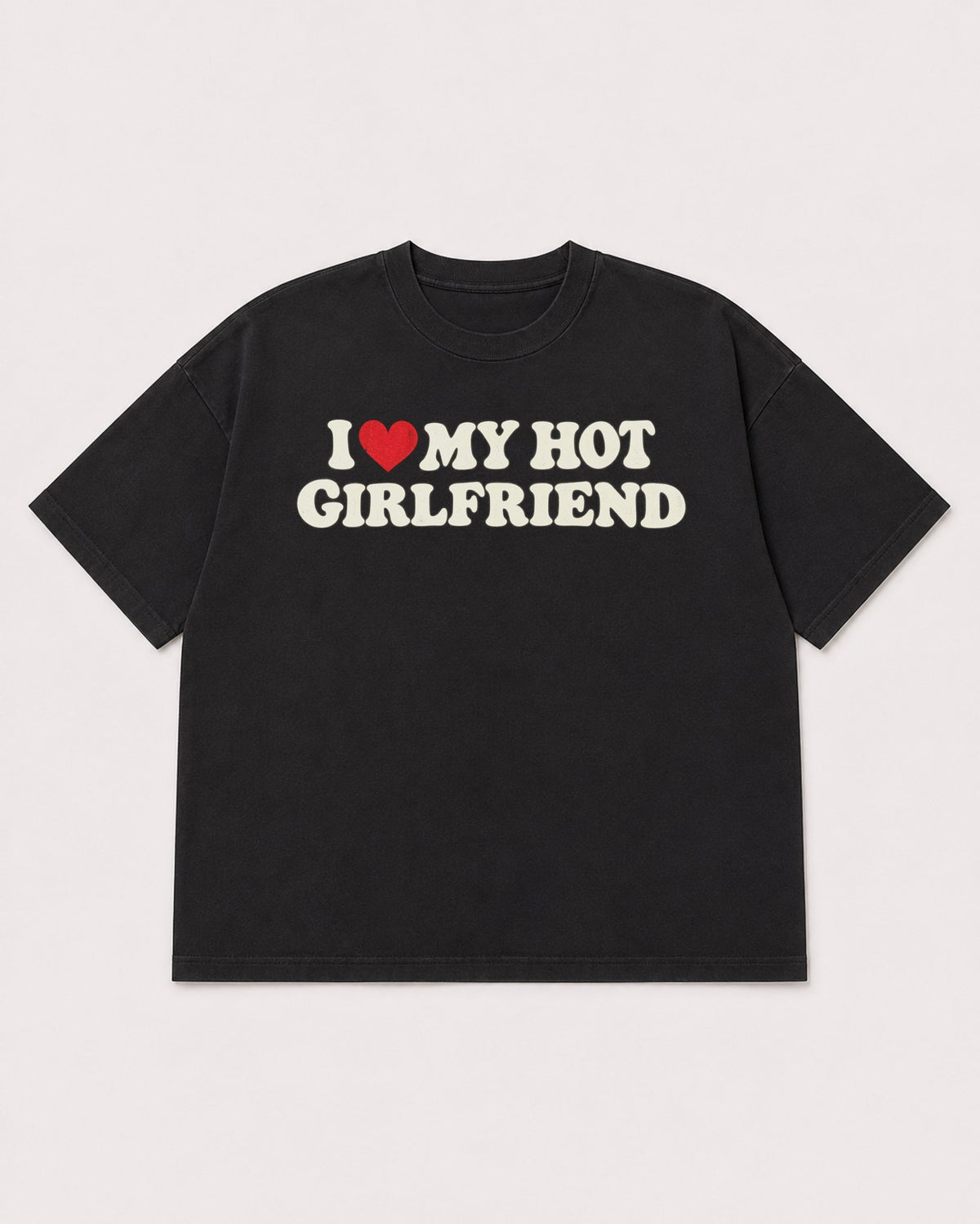 Mockup Boxy Heavyweight Tee Black product