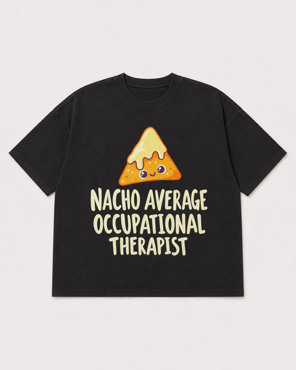 Mockup Boxy Heavyweight Tee Black product