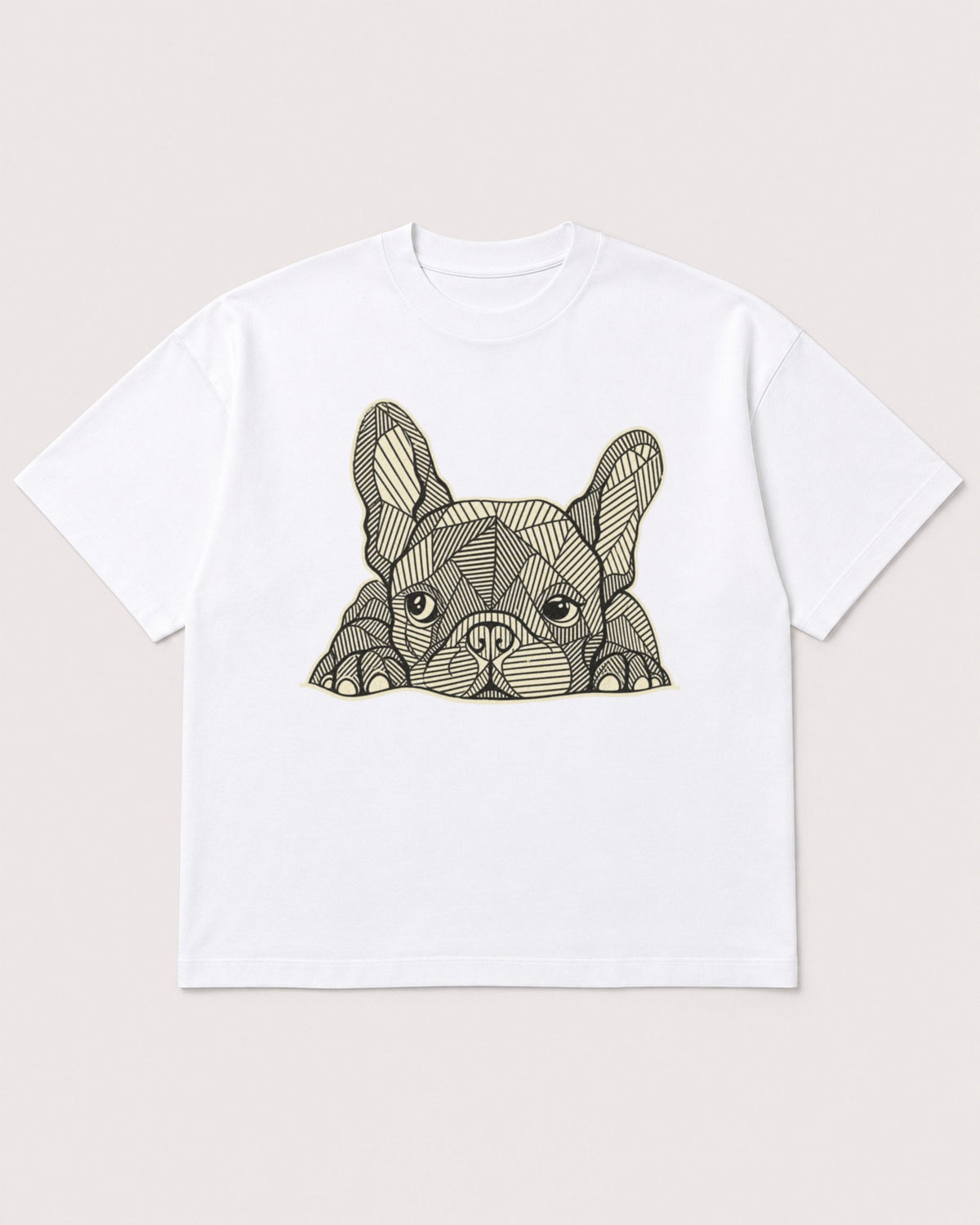 Mockup Boxy Heavyweight Tee White product