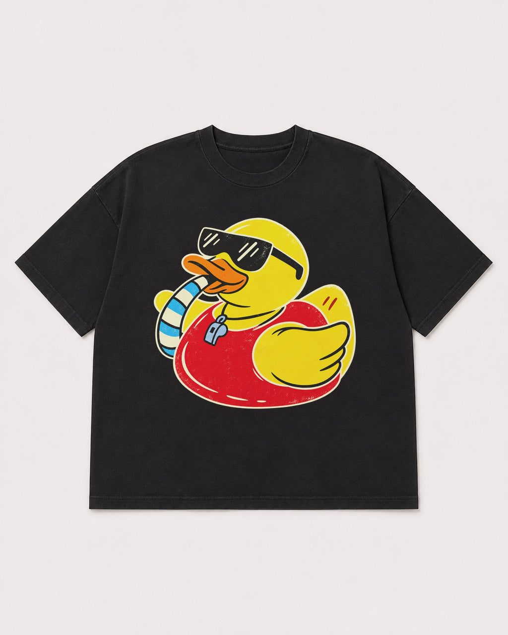 Mockup Boxy Heavyweight Tee Black product